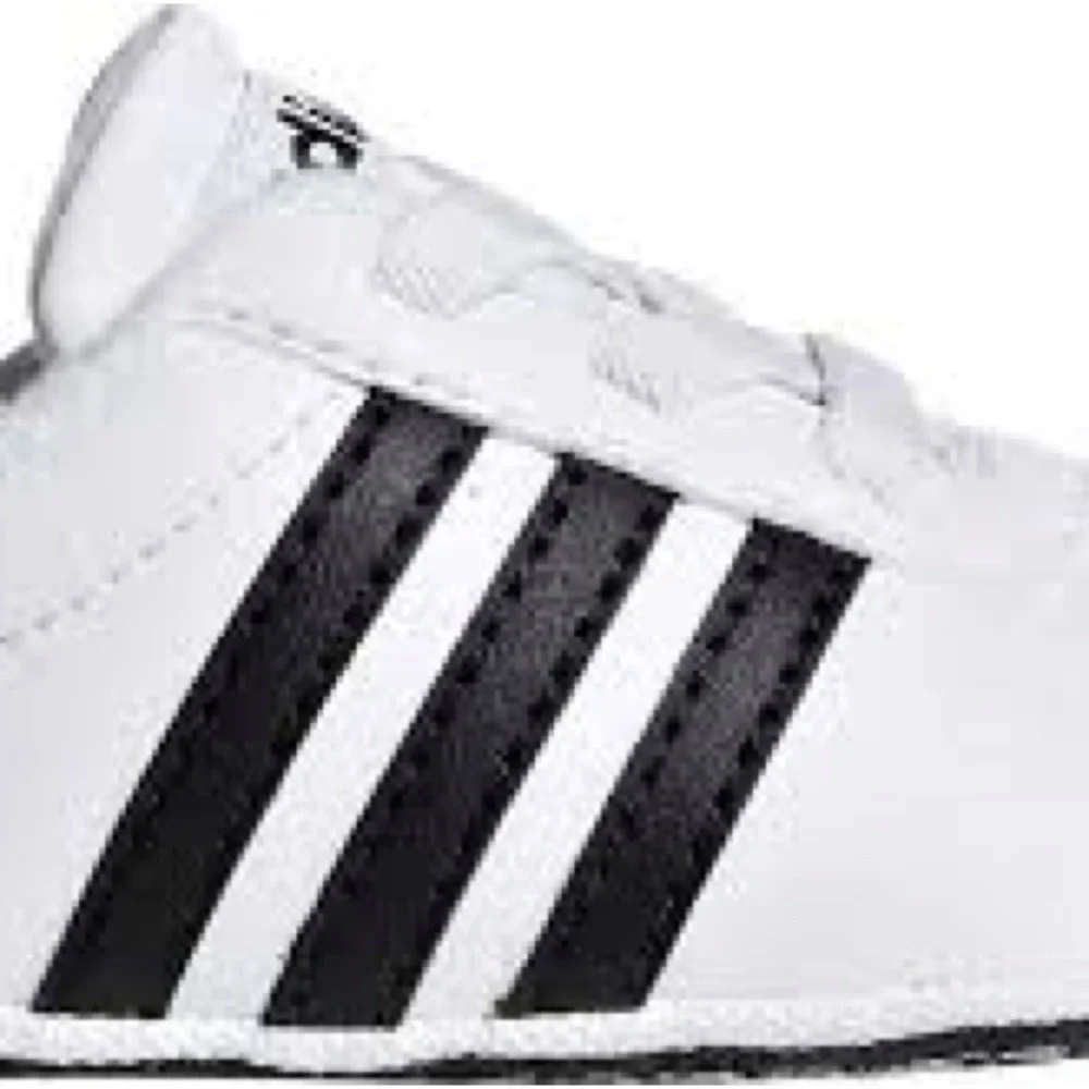 Adidas Baby White and Black Sneakers